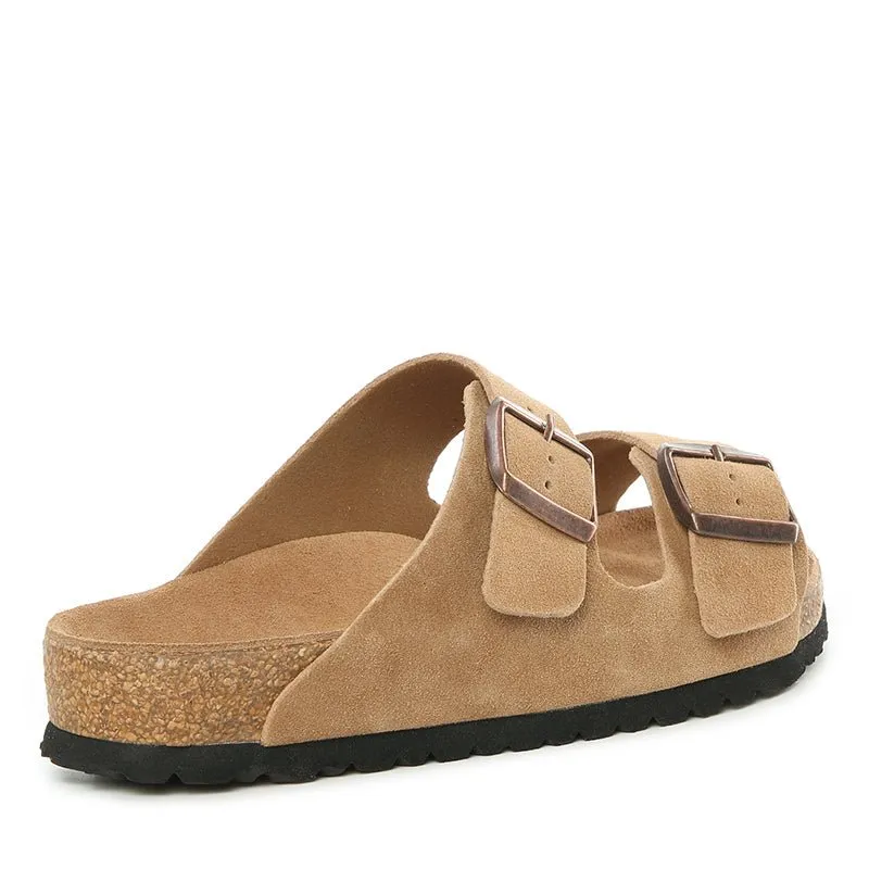 UGG Platinum Buckle Leather Slides