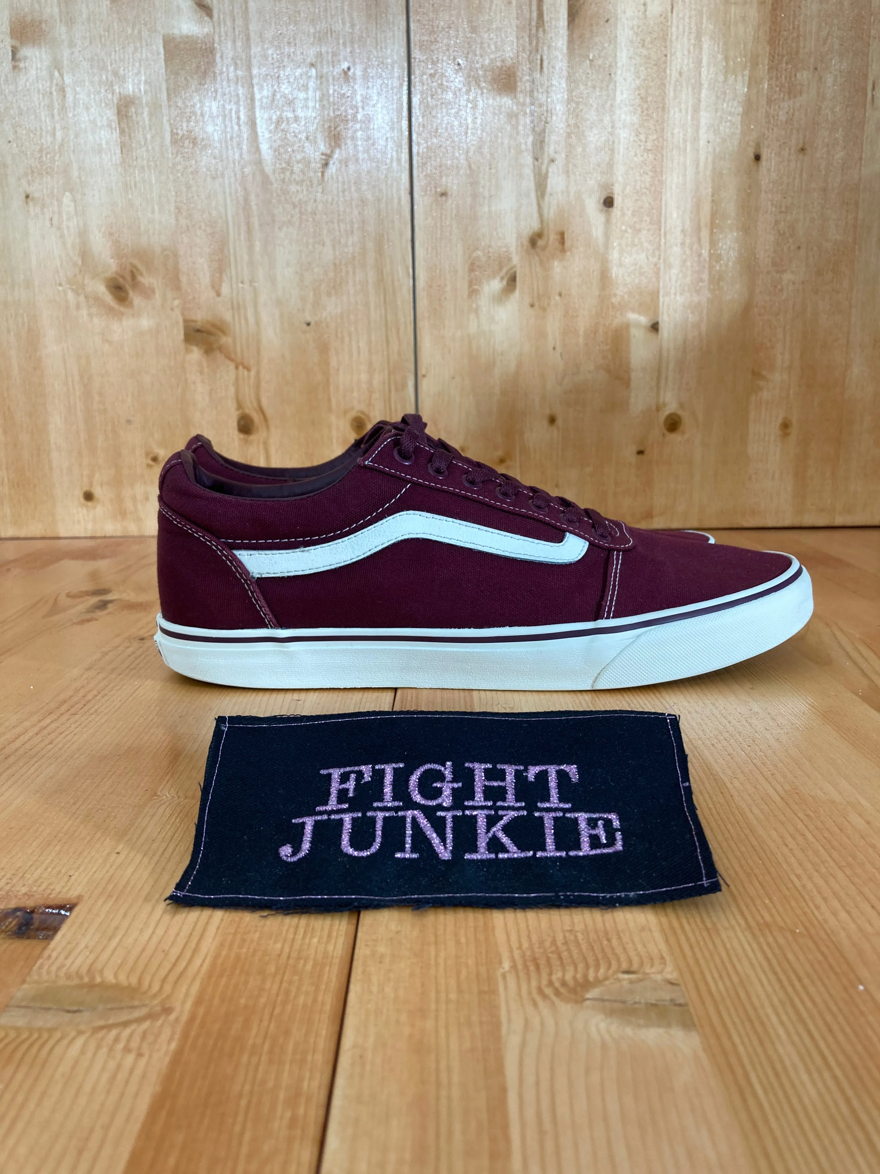 VANS OLD SKOOL PORT ROYAL CANVAS SKATEBOARDING SKATEBOARD Men's Size 12 Shoes Sneakers Burgundy