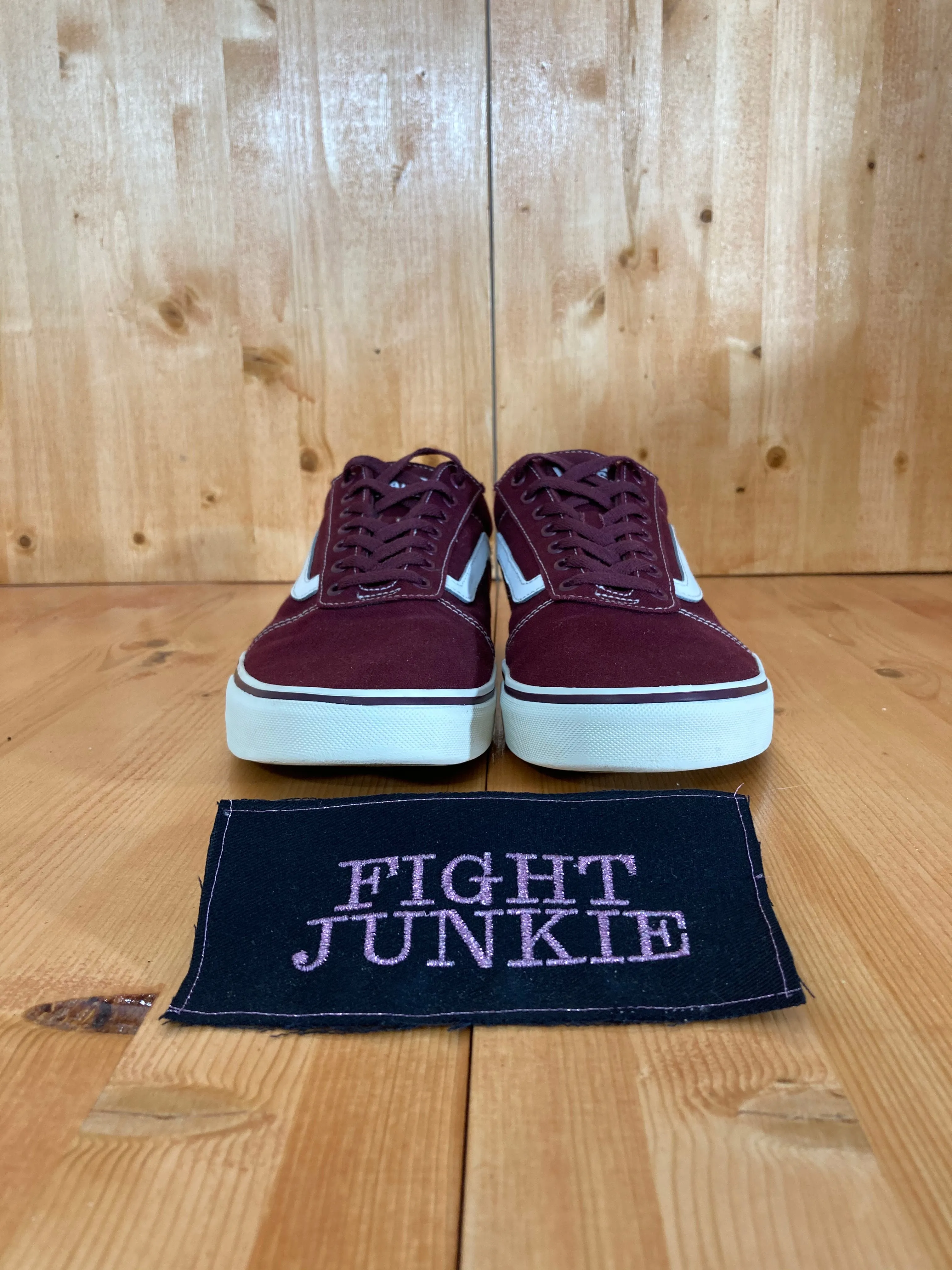 VANS OLD SKOOL PORT ROYAL CANVAS SKATEBOARDING SKATEBOARD Men's Size 12 Shoes Sneakers Burgundy