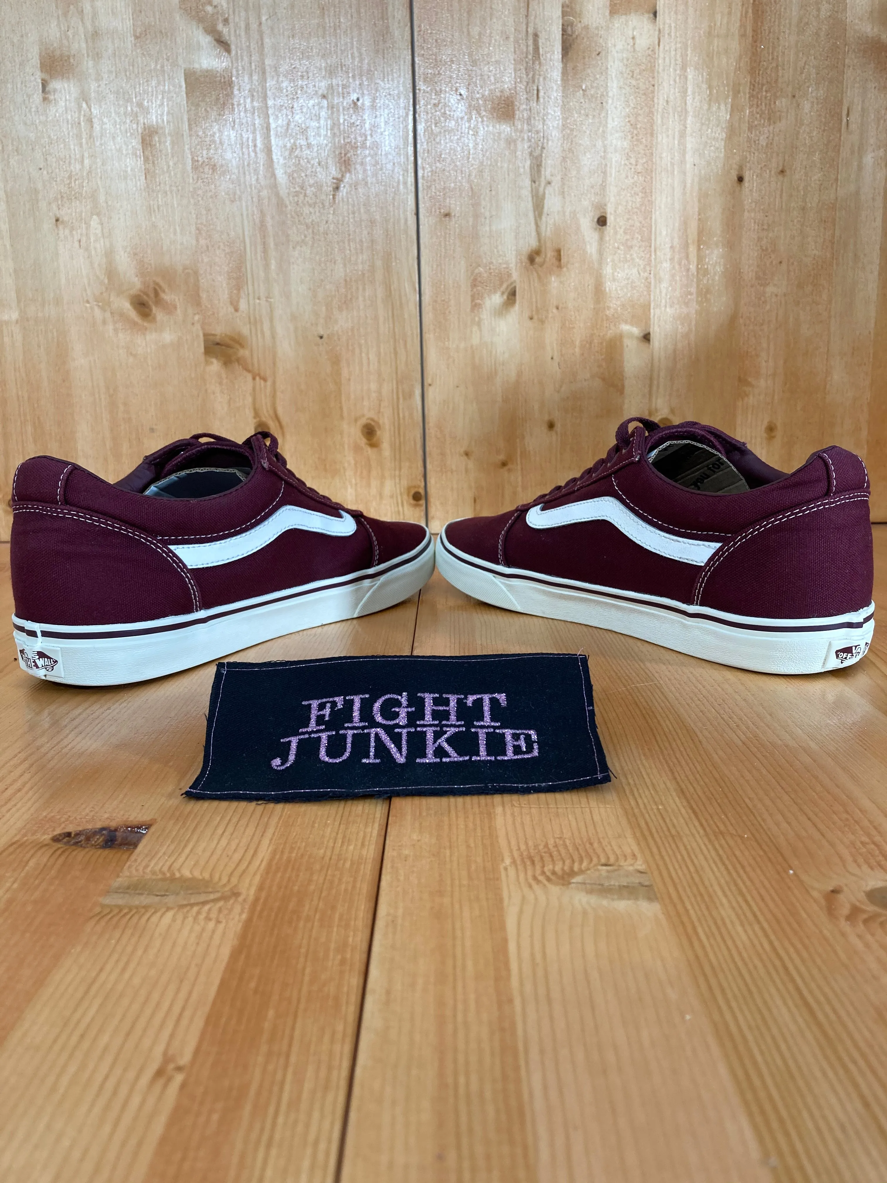 VANS OLD SKOOL PORT ROYAL CANVAS SKATEBOARDING SKATEBOARD Men's Size 12 Shoes Sneakers Burgundy