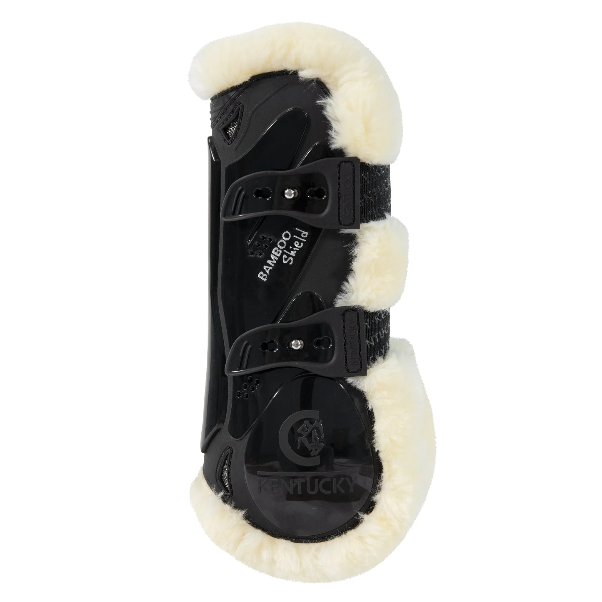 Vegan Sheepskin Tendon Boots Bamboo Elastic