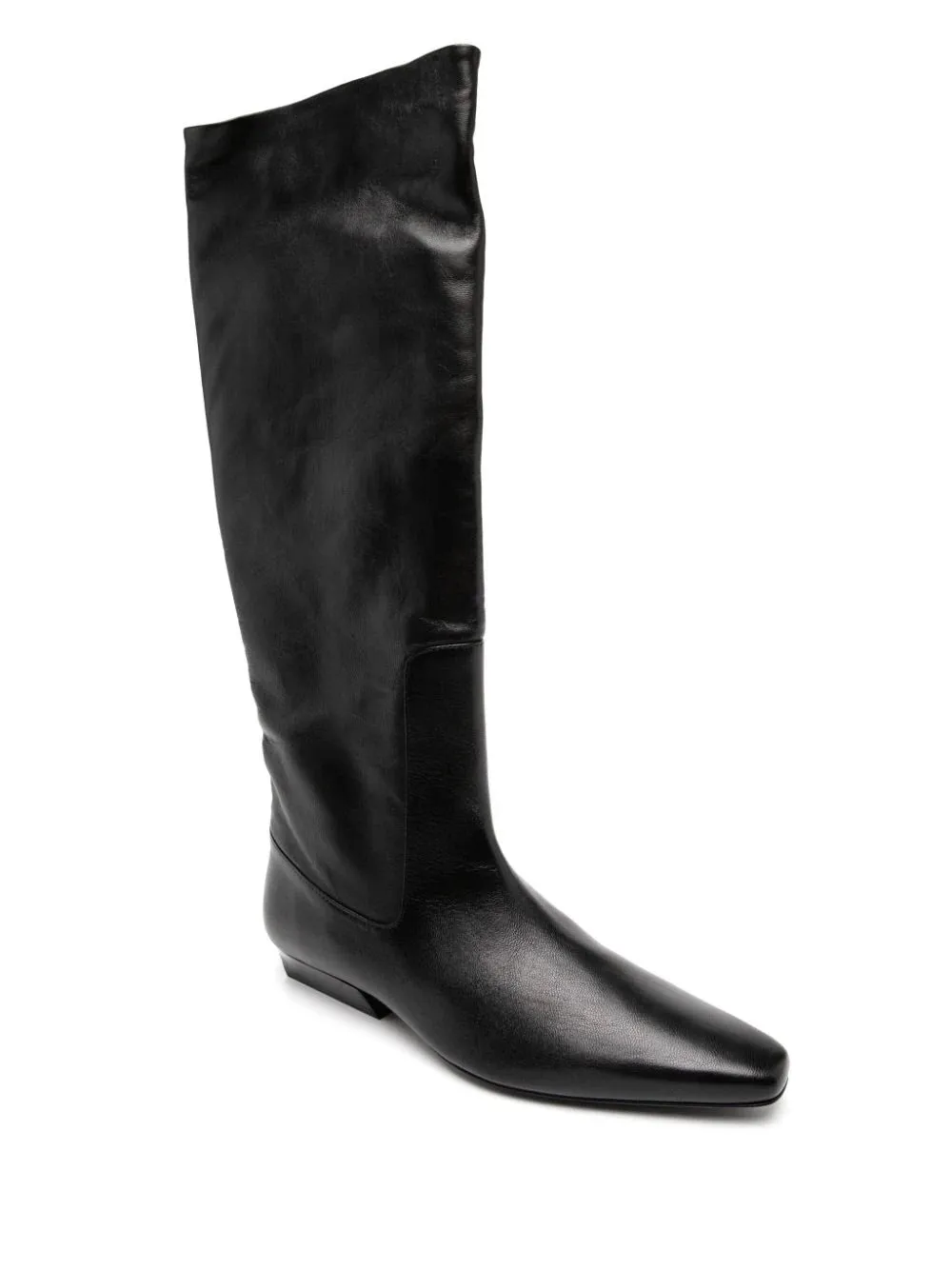 Wally Flat Boot in Black