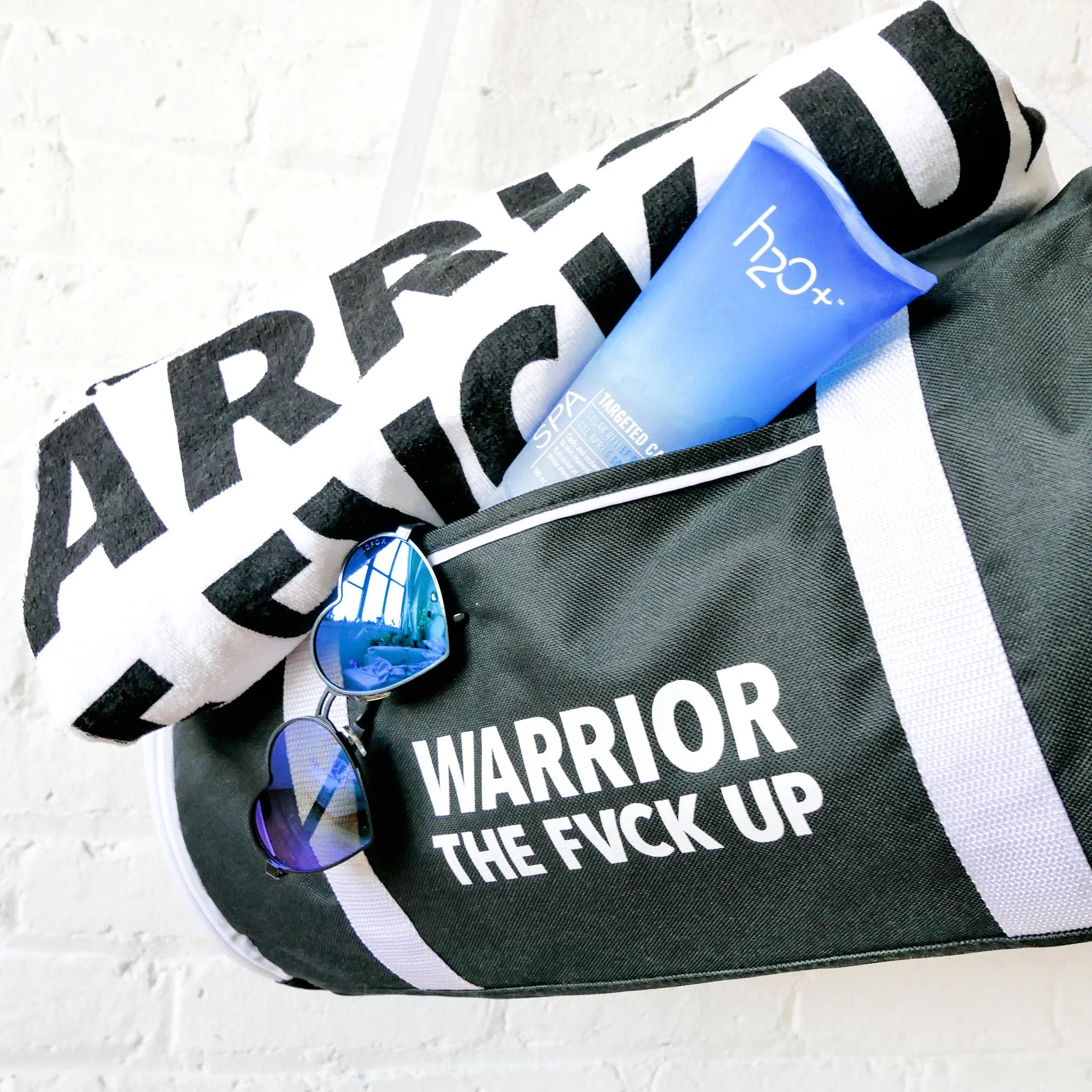 Warrior Warm Up Set - Victory Sport Duffel and Towel Set