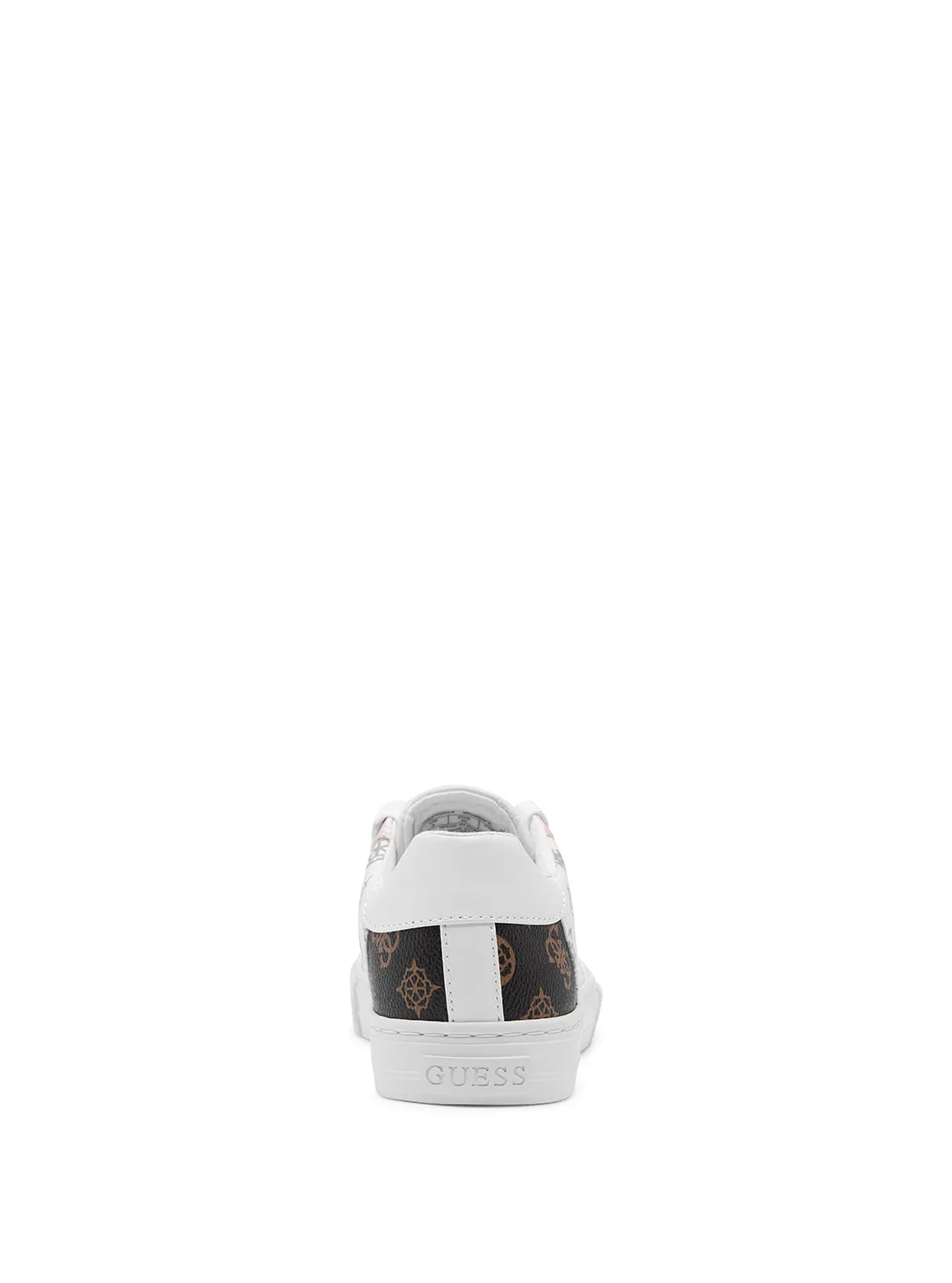 White Logo Loven Low-Top Sneakers