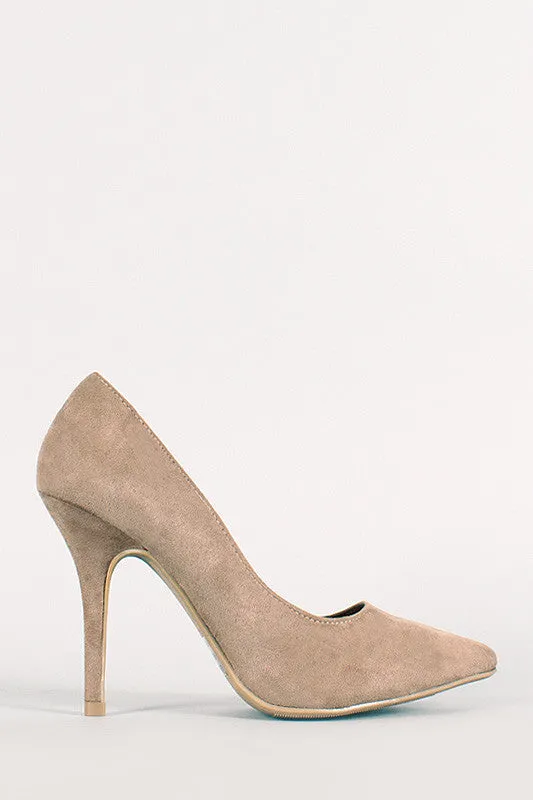 Wild Diva Lounge Faux Suede Pump