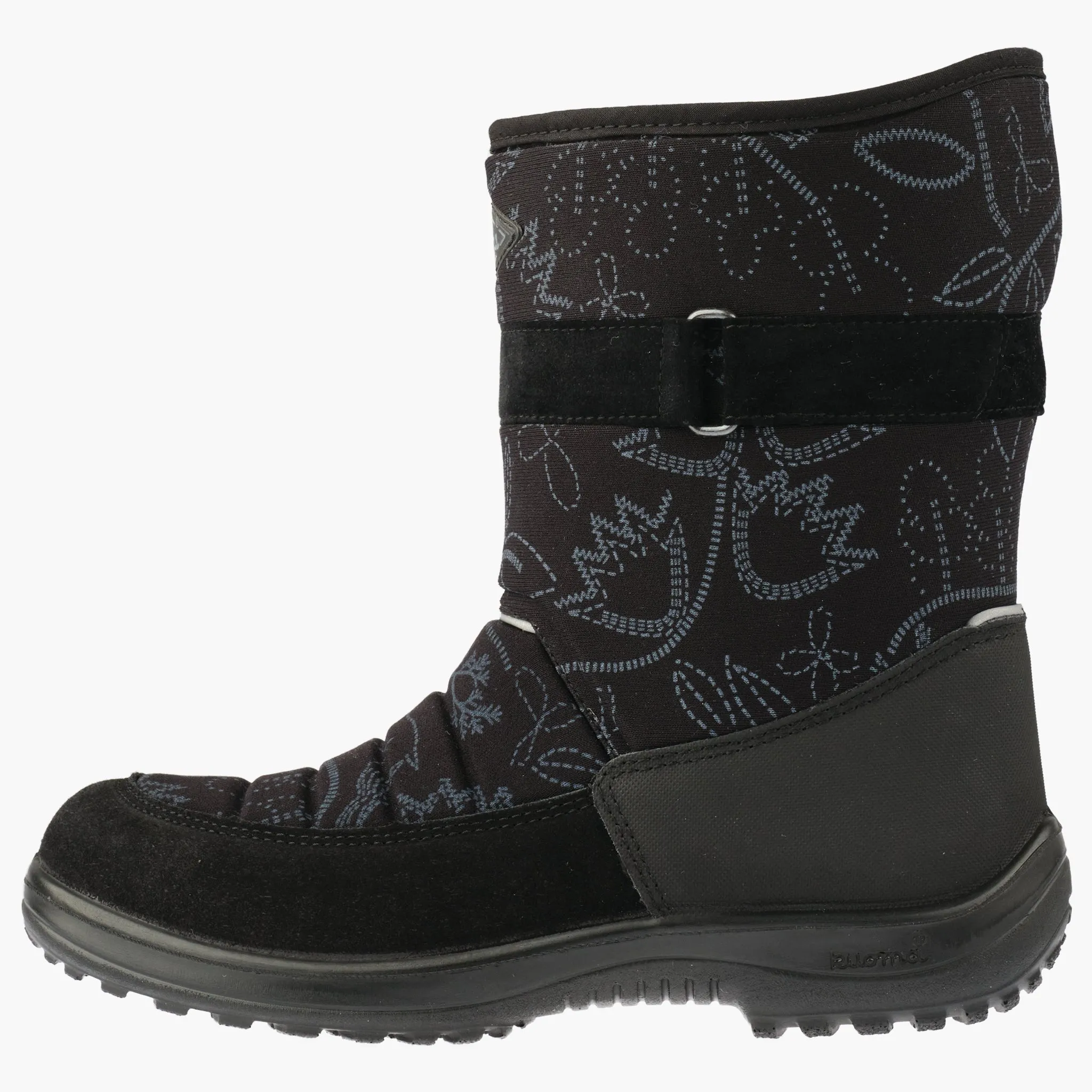 Winter boots Lumikki, Black Paradise