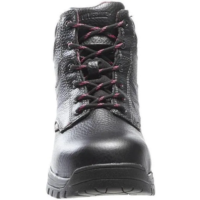 Wolverine Women's Piper 6" Comp Toe WP EH Work Boot - Black - W10181