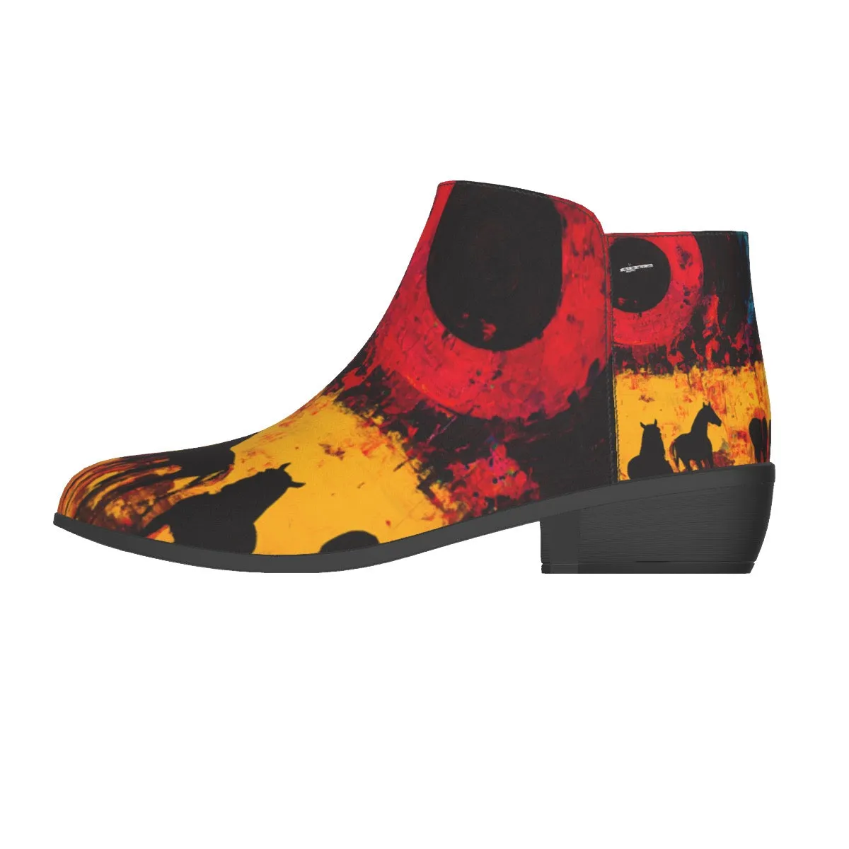 Women's Fashion Boots horse print