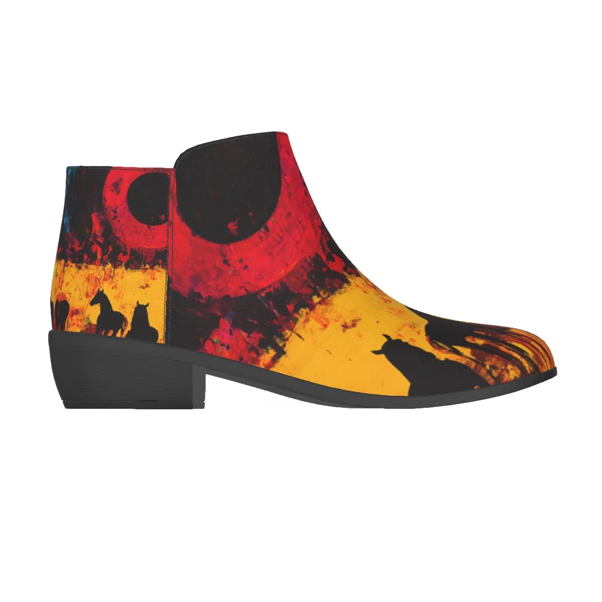 Women's Fashion Boots horse print