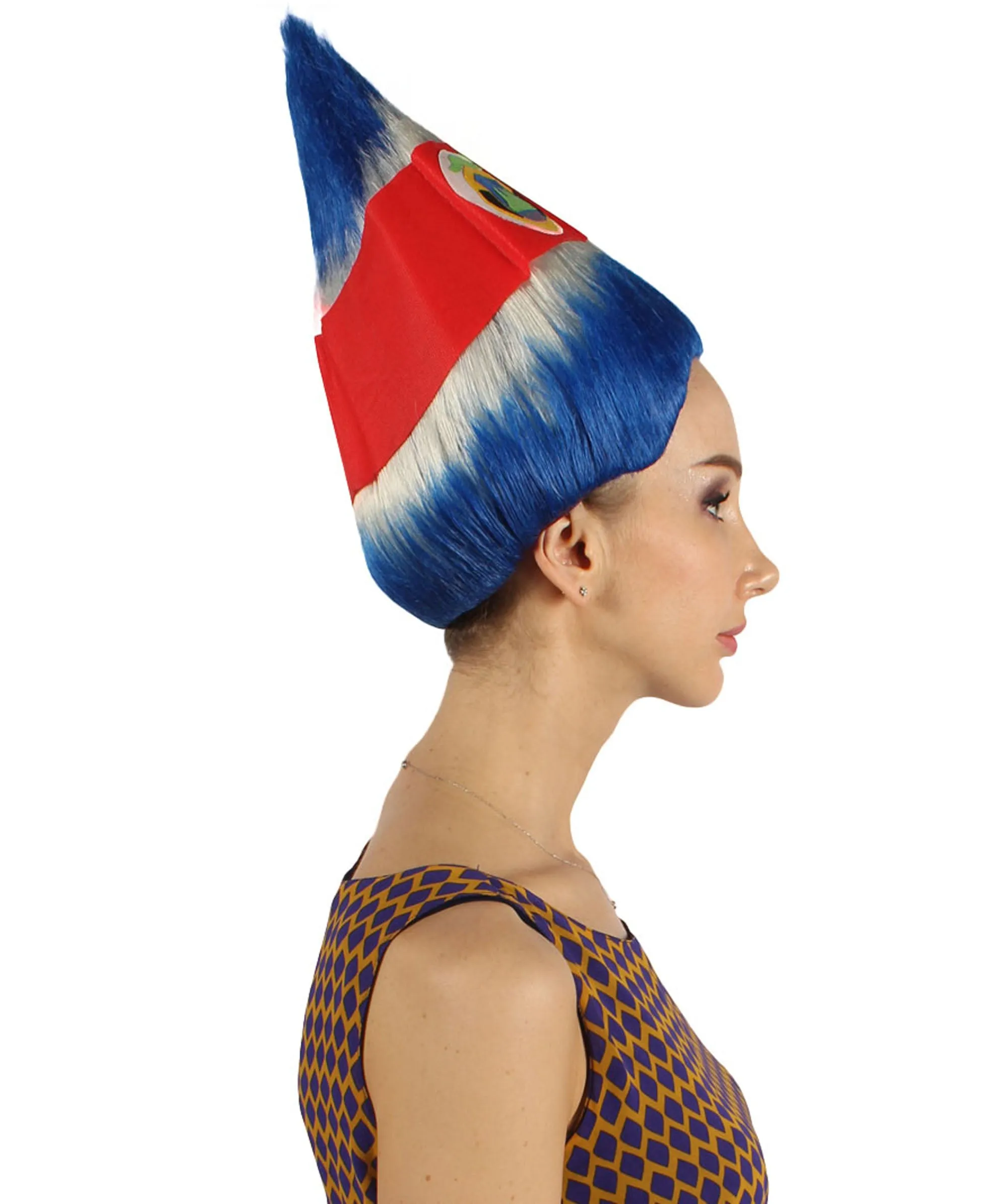 Women's  Flag Troll Wigs | Costa Rica | Premium Breathable Capless Cap