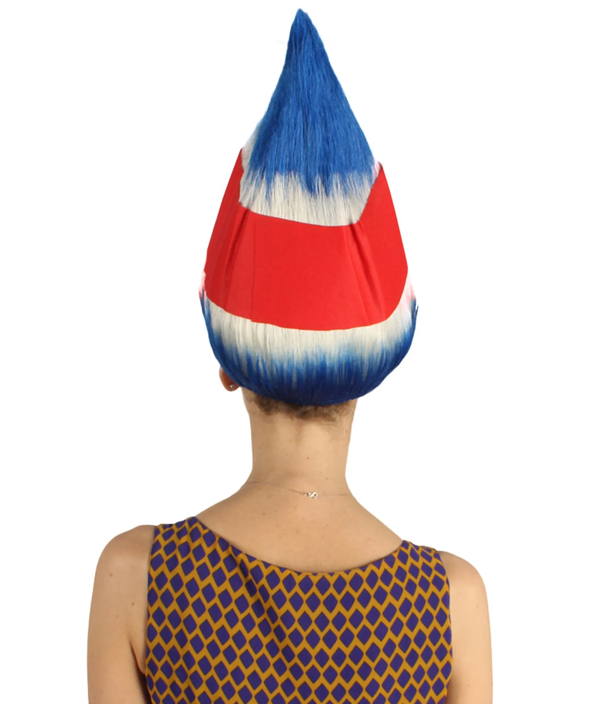 Women's  Flag Troll Wigs | Costa Rica | Premium Breathable Capless Cap