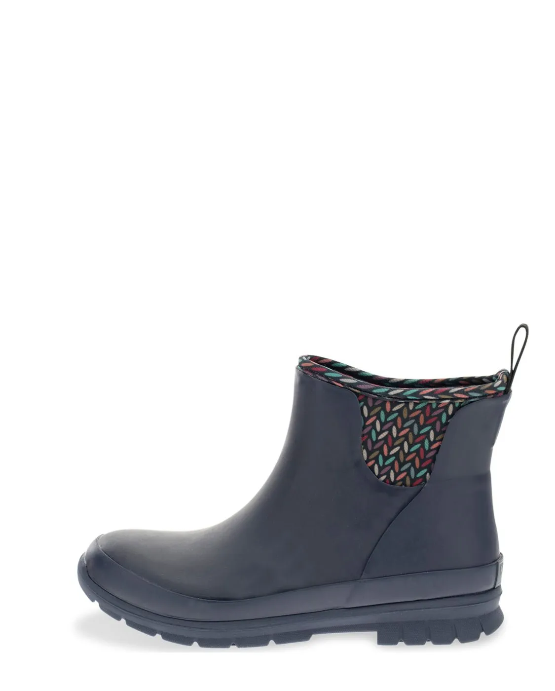 Women's Knitique Neoprene Ankle Rain Boot - Navy