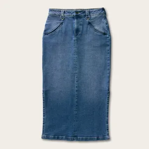 Women's Midi Denim Skirt