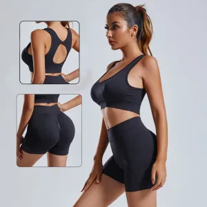 Women's Workout Sportswear Gym Yoga Tracksuit 2PCS