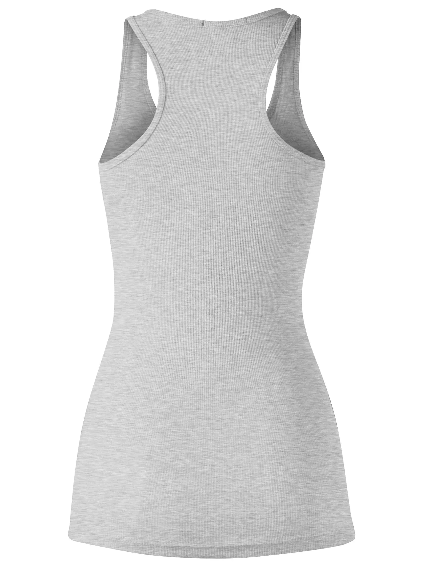 Women'Ss Ribbed Tank top, Racerback Scoop Neck Active (FWT1010)