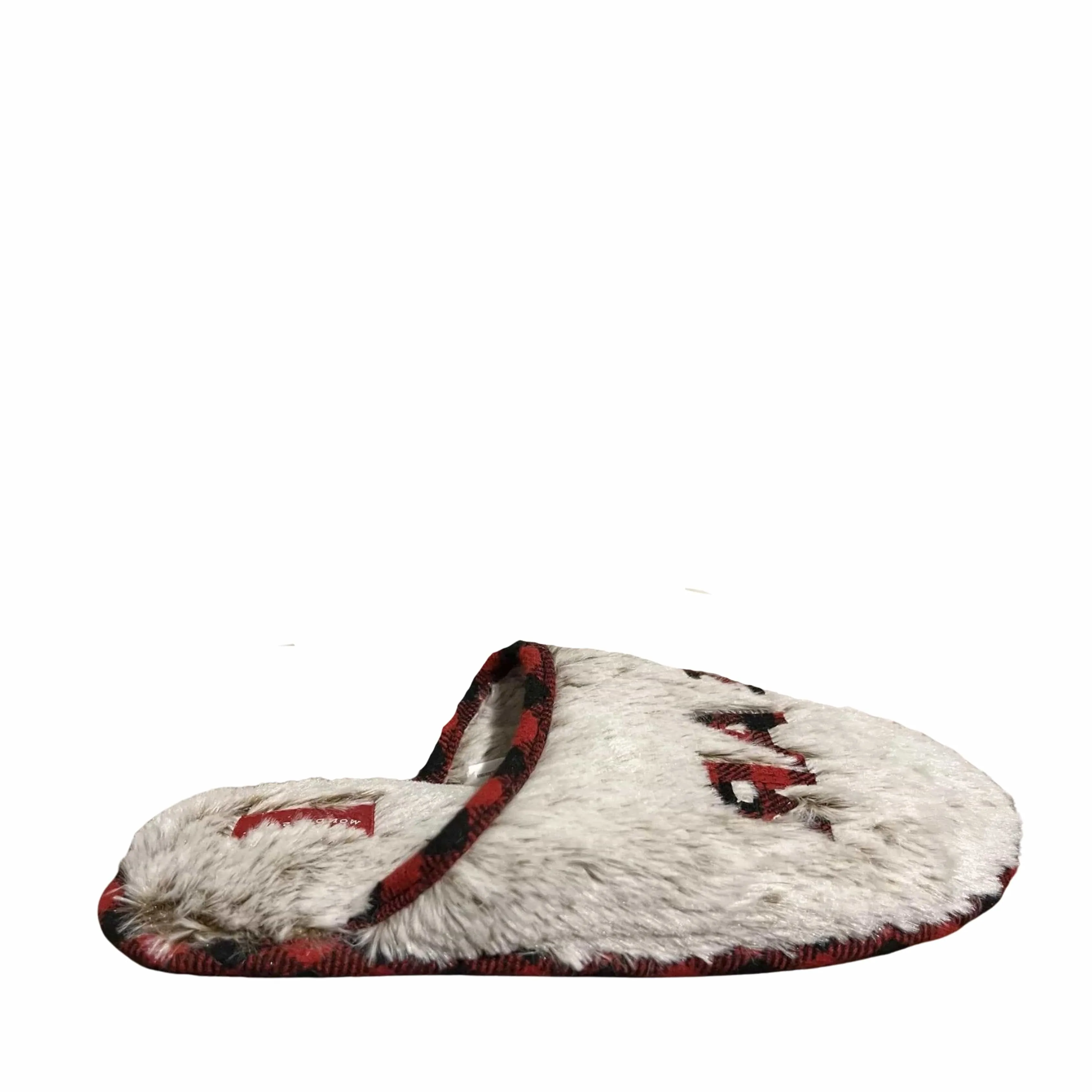 WONDERSHOP - Mama Bear Faux Fur Plaid Slippers