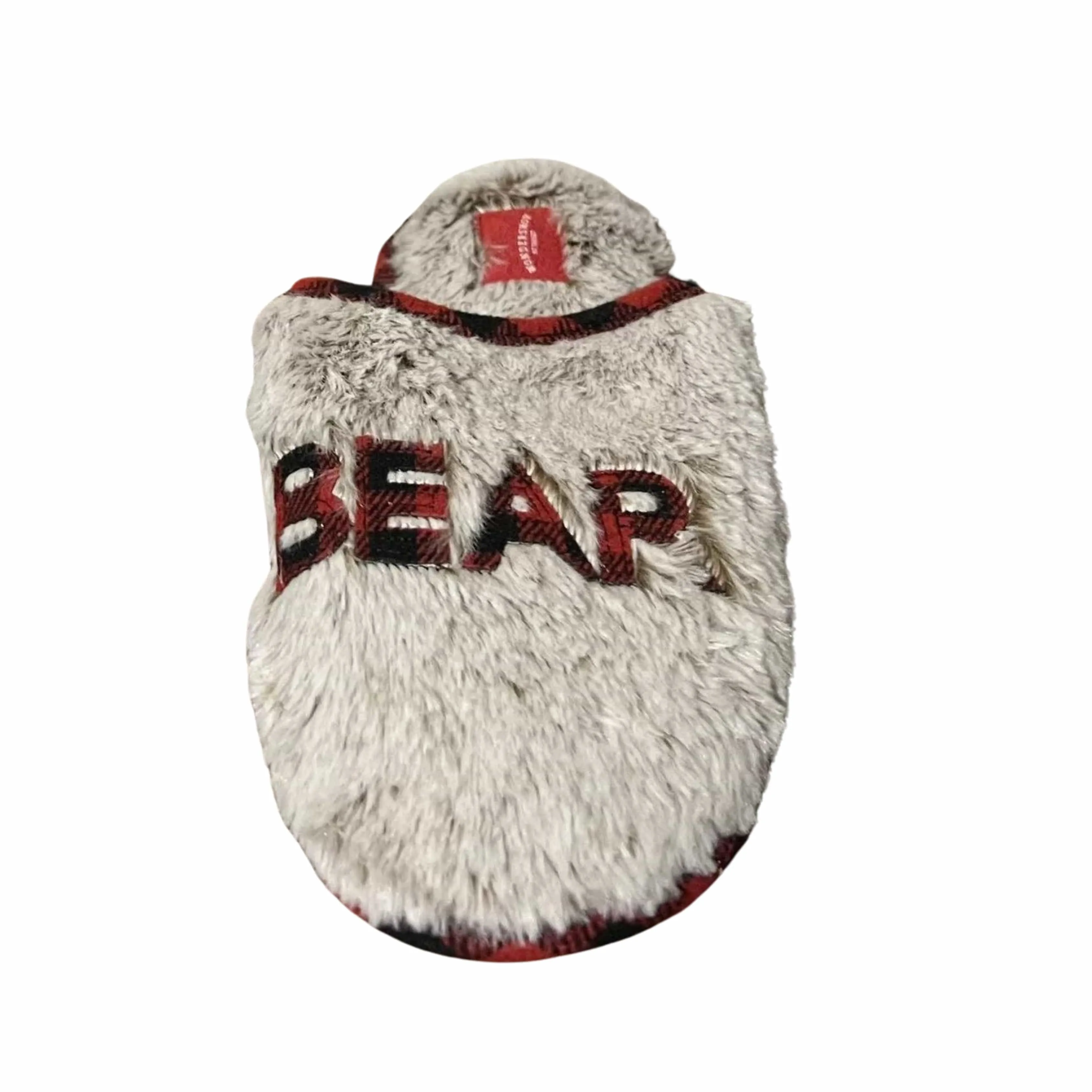 WONDERSHOP - Mama Bear Faux Fur Plaid Slippers