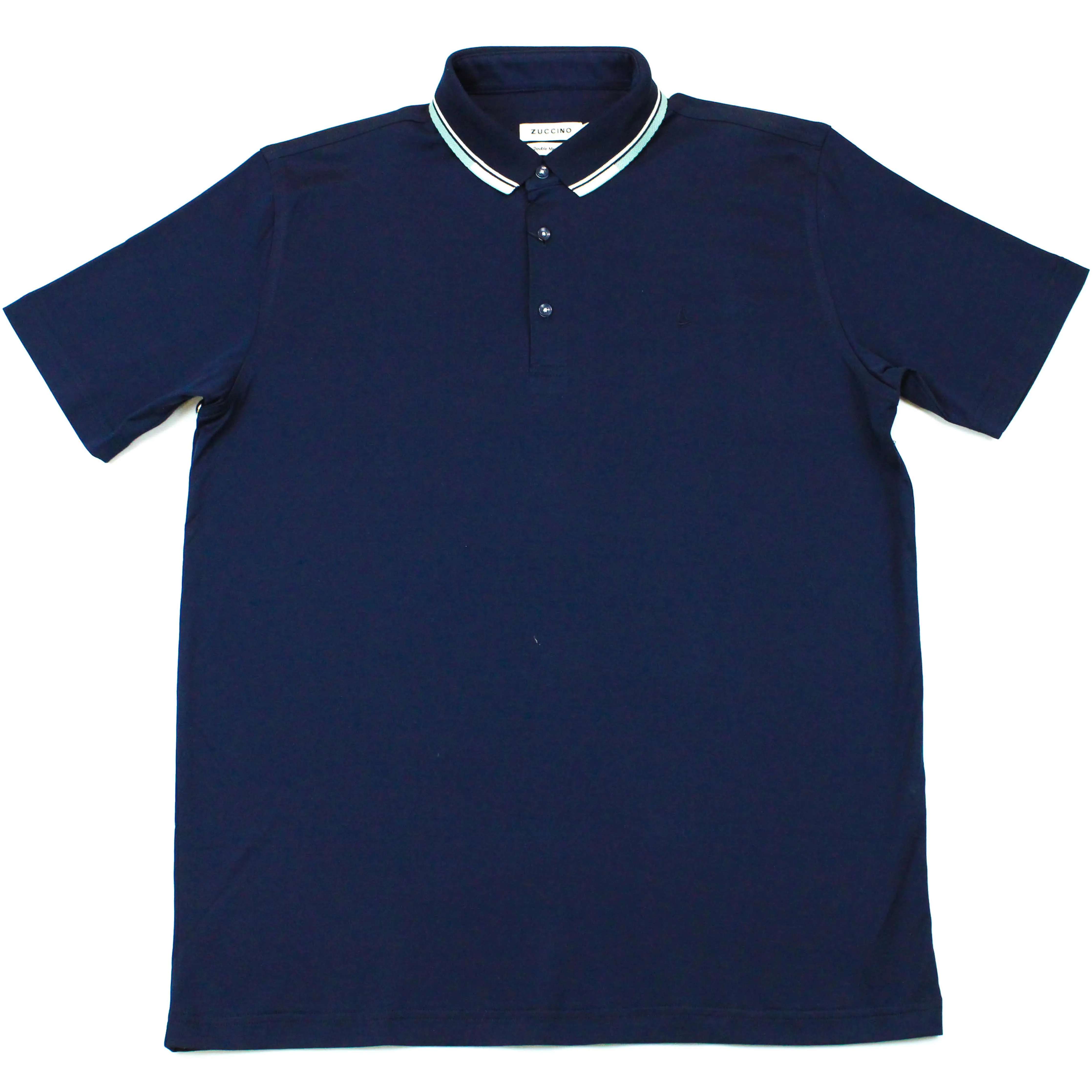 Zuccino Italy SS Double Mercerized Navy Golfer